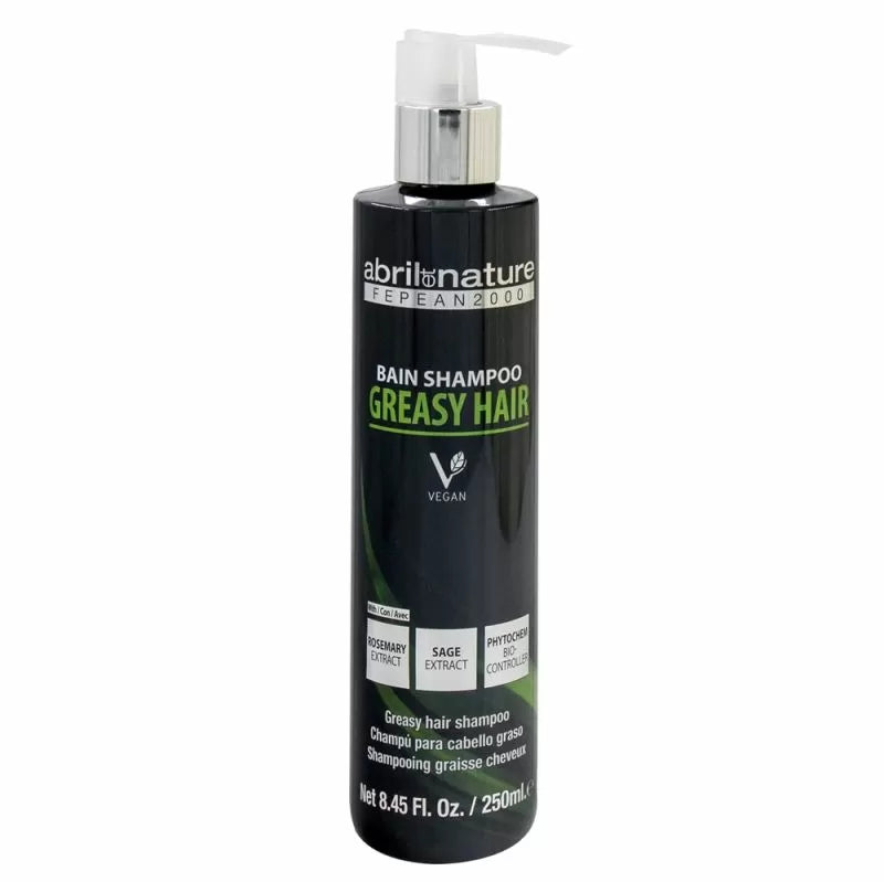Шампоан за ревитализиране на мазен скалп Abril et Nature Greasy Hair Bain Shampoo 250 ml